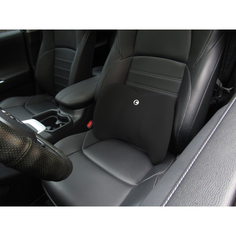 Cartrend lendenkussen met memory foam, zwart